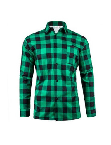 Green flannel shirt Jhk