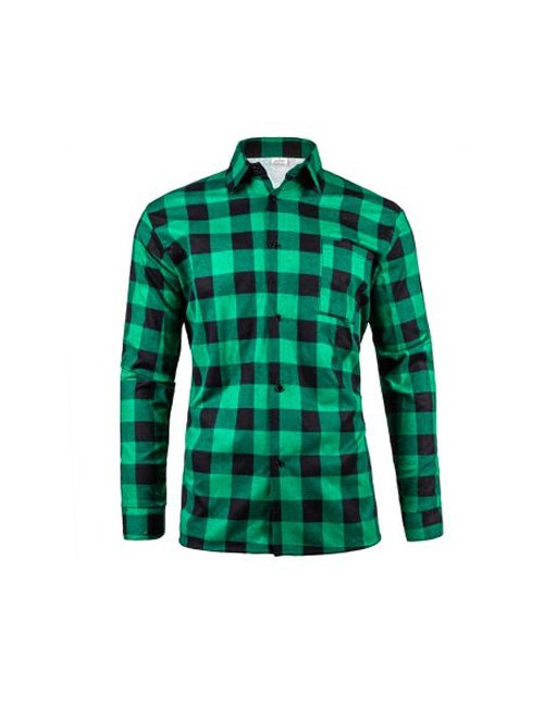 Green flannel shirt Jhk