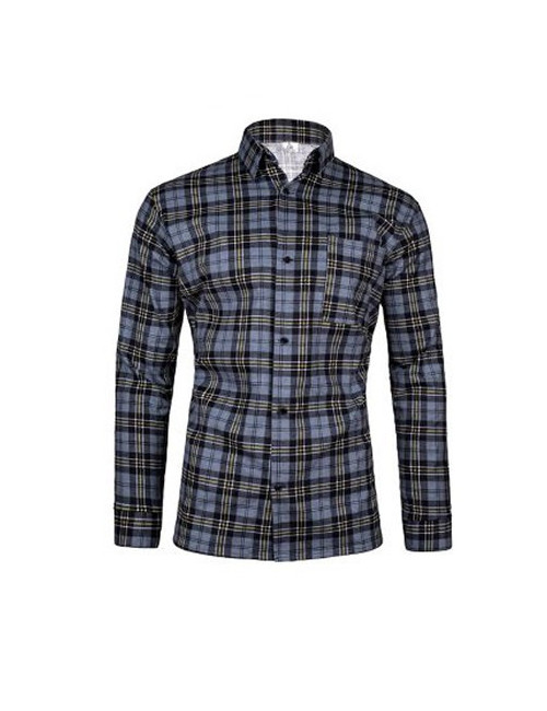 Graues Flanellhemd Jhk