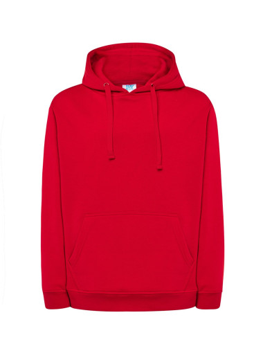 Herren-Sweatshirt Känguru CVC Sweatshirt rot JHK