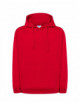 Bluza dresowa męska kangaroo cvc sweatshirt czerwony Jhk