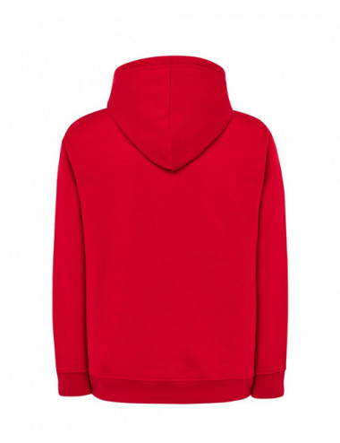 Men`s kangaroo cvc sweatshirt red Jhk