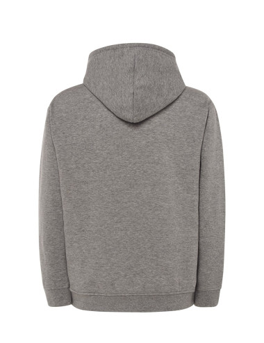 Herren-Sweatshirt Känguru CVC Sweatshirt Grau Melange JHK