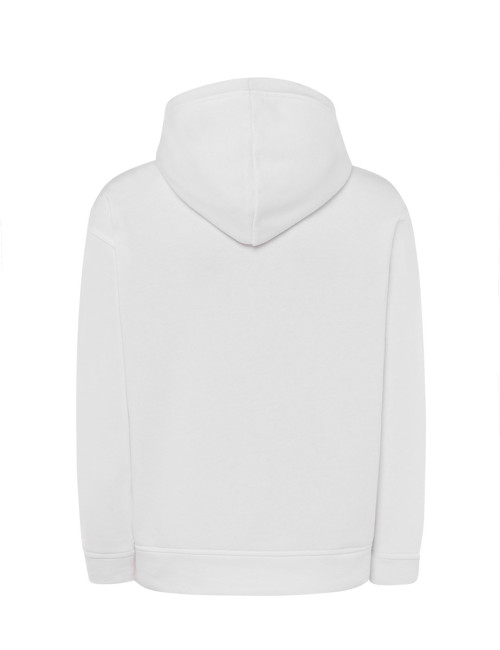 Bluza dresowa męska kangaroo cvc sweatshirt wh white Jhk