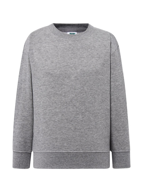 Kinder-Sweatshirt SWRK 290 Kinder-Sweatshirt grau meliert JHK