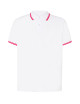 Koszulki polo męska polo pora 210 contrast biało/czerwony Jhk