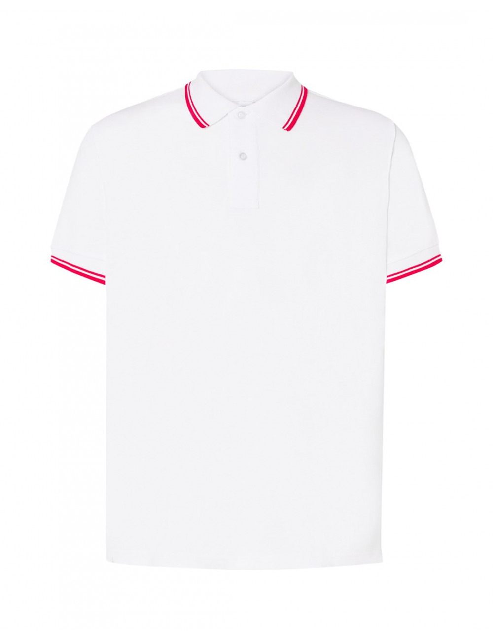 Men`s polo shirts polo pora 210 contrast white/red Jhk