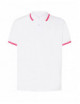 2Men`s polo shirts polo pora 210 contrast white/red Jhk