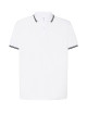 Herren-Poloshirts Polo Pora 210 Kontrast weiß/schwarz JHK