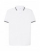 Men`s polo shirts polo pora 210 contrast white/black Jhk