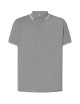 Herren Poloshirts Polo Pora 210 Kontrast Grau Melange/Weiß JHK