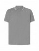 2Men`s polo shirts polo pora 210 contrast gray melange/white Jhk