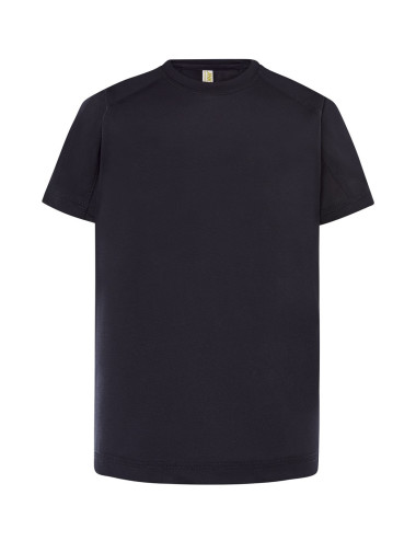 "JHK Kids Sports T-Shirt - Quick-Drying, Navy Blue, Perfect for Print