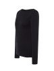 Women`s t-shirt lady regular ls premium black Jhk Jhk