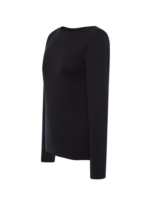 Lady Regular Ls Premium Damen T-Shirt schwarz Jhk Jhk