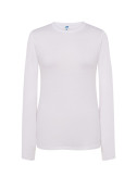Lady Regular Ls Premium Damen T-Shirt weiß Jhk Jhk