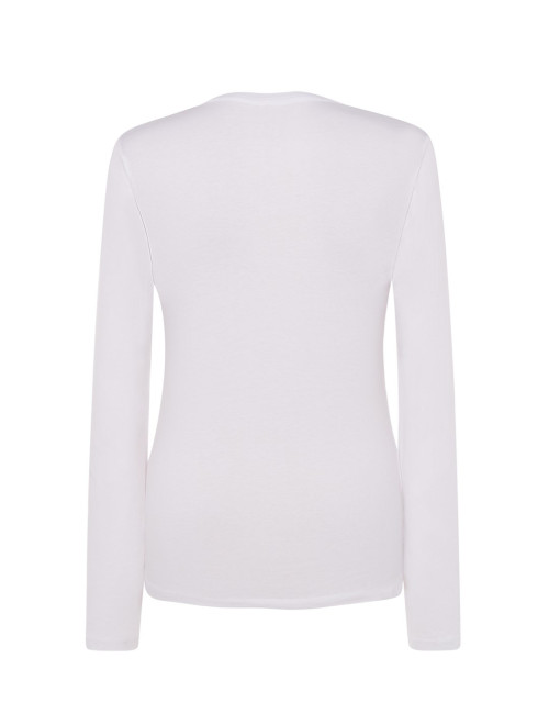 Women`s t-shirt lady regular ls premium wh white Jhk Jhk