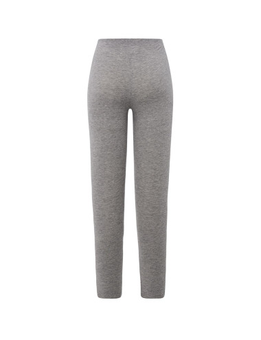 "Comfortable JHK Women's Gray Melange Leggings - Ideal for Embroidery