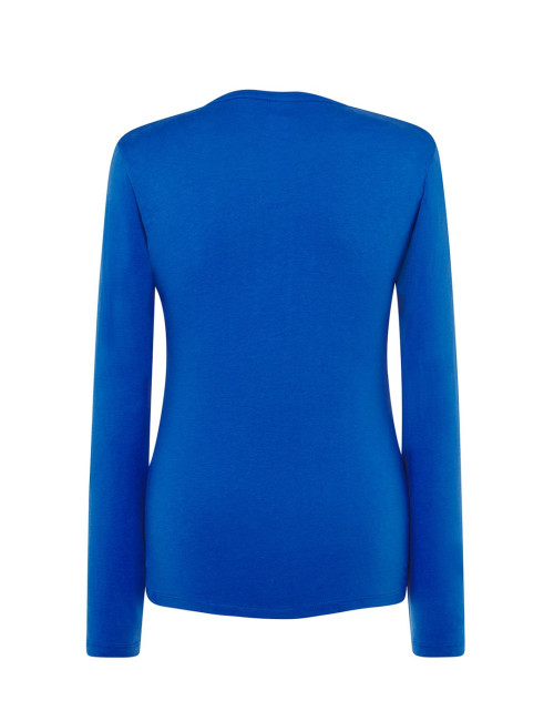 Women`s t-shirt lady regular ls premium royal blue Jhk Jhk