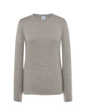 Lady Regular Ls Premium Damen T-Shirt Grau Melange Jhk Jhk