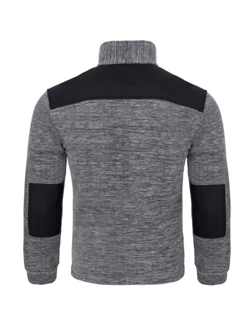 Men`s fleece flra 340 premium gray melange/black Jhk