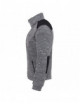 2Super warmes Herren-Fleece, verstärkt, FLRA 340 Premium Grey Melange/Schwarz Jhk