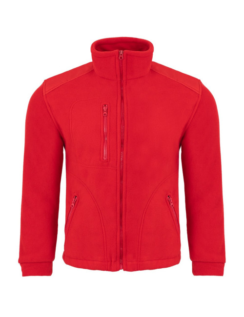 Men`s fleece flra 340 premium red/red Jhk