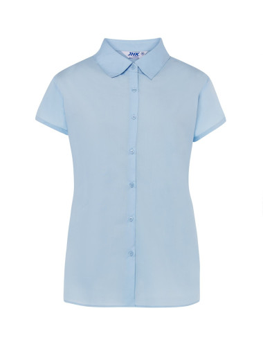Ladies shirt shl pop ss sky blue Jhk