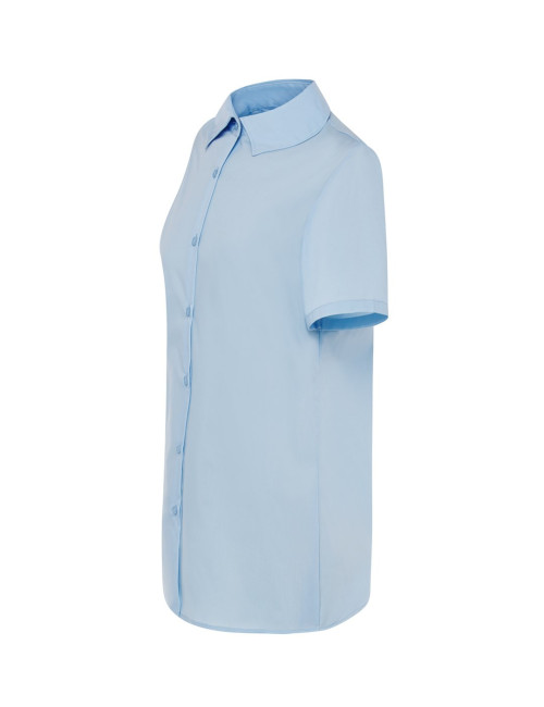 Ladies shirt shl pop ss sky blue Jhk