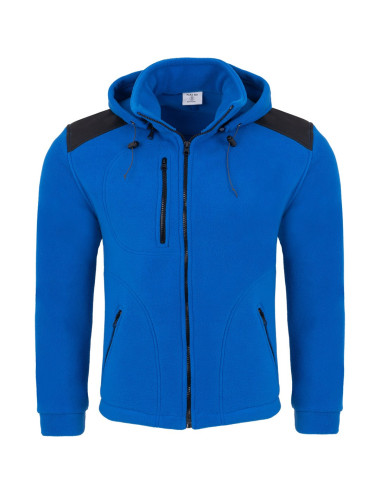 In Polen hergestelltes Fleece, warm und dick, mit Kapuze