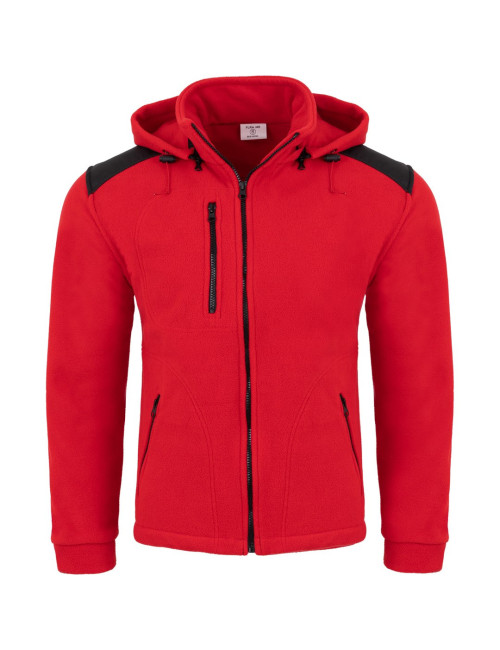 Men`s fleece flra 340 bushood premium red/black Jhk