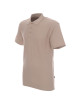 Promostars Men`s POLO COTTON BEIGE embroidery screen printing logo transfer