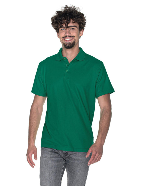 Promostars Men`s POLO COTTON GREEN Embroidery DTF screen printing logo
