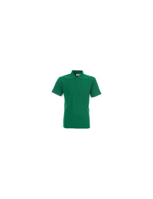 Promostars Men`s POLO COTTON GREEN Embroidery DTF screen printing logo