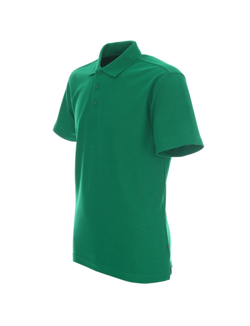 Promostars Men`s POLO COTTON GREEN Embroidery DTF screen printing logo