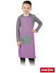 "Reis Kids Apron - Customizable, Durable & Lightweight in Purple/Gray