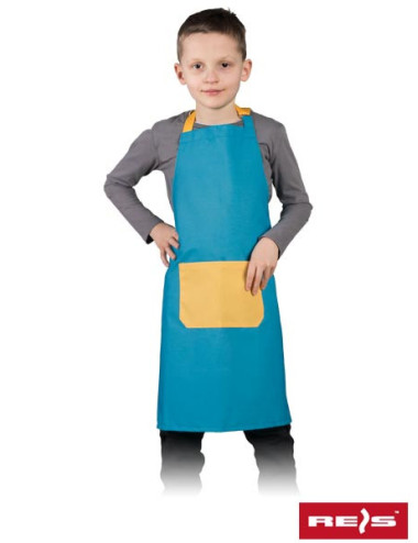 "Reis FKinder NY Kids Apron - Durable, Adjustable, Customizable with 