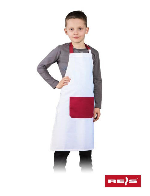 "Quality Kids Apron fkinder wdc white-dark red Reis - Durable, Comfor