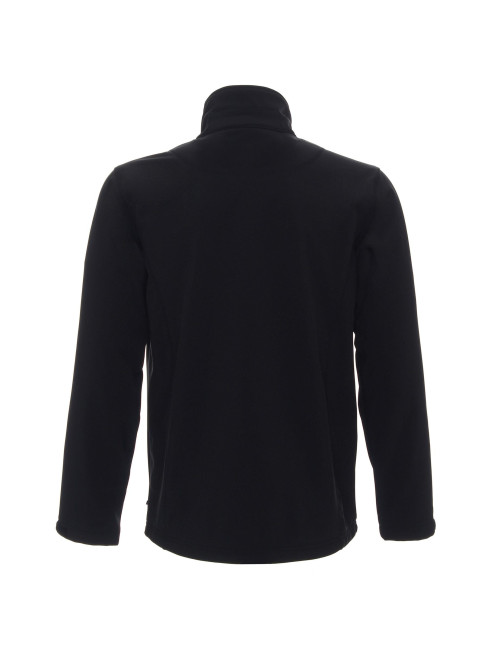 Promostars Men`s JACKET HURRICANE BLACK embroidery DTG print silkscreen logo