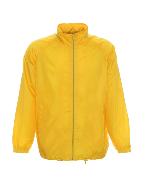 Promostars KURTKA Męska WINDBREAKER ŻÓŁTY haft nadruk sitodruk logo
