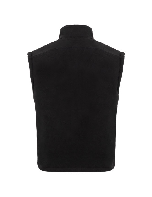 JHK Fleece vest FLRA 350 VEST BK - Black, embroidery, logo, print