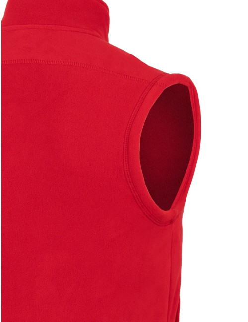 JHK Fleeceweste FLRA 350 VEST BK - Schwarz, Stickerei, Logo, Druck