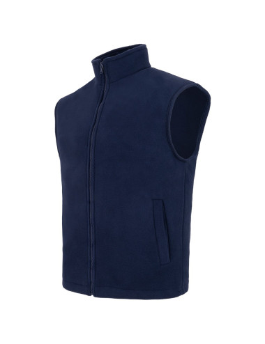Vest with embroidered company logo