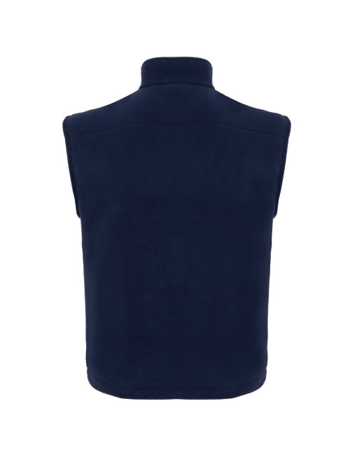 Vest with embroidered company logo