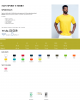 2Herren-T-Shirt Sport Man Lime Green JHK