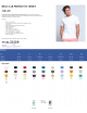 2Herren Tsra 190 Premium T-Shirt Azurblau Jhk
