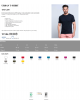2Koszulka męska tsua 150 slim fit t-shirt royal niebieski Jhk