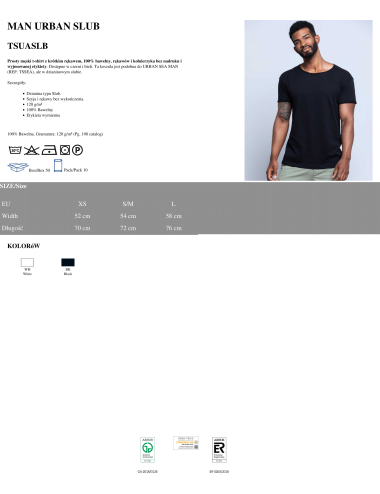 Men`s tsuaslb urban slub man wh white Jhk