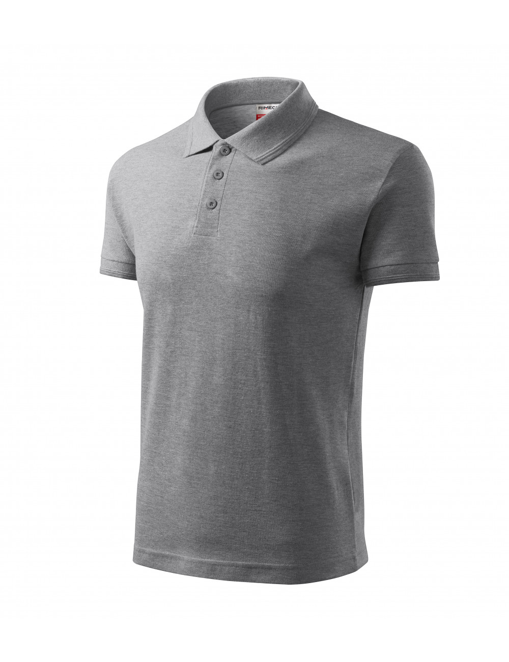 Men`s polo shirt reserve r22 dark gray melange Adler Rimeck