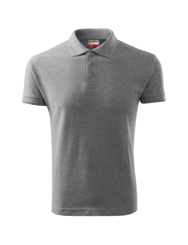 Reserve Herren-Poloshirt R22 dunkelgrau meliert Adler Rimeck